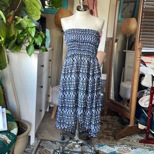 Speed Control New York strapless dress